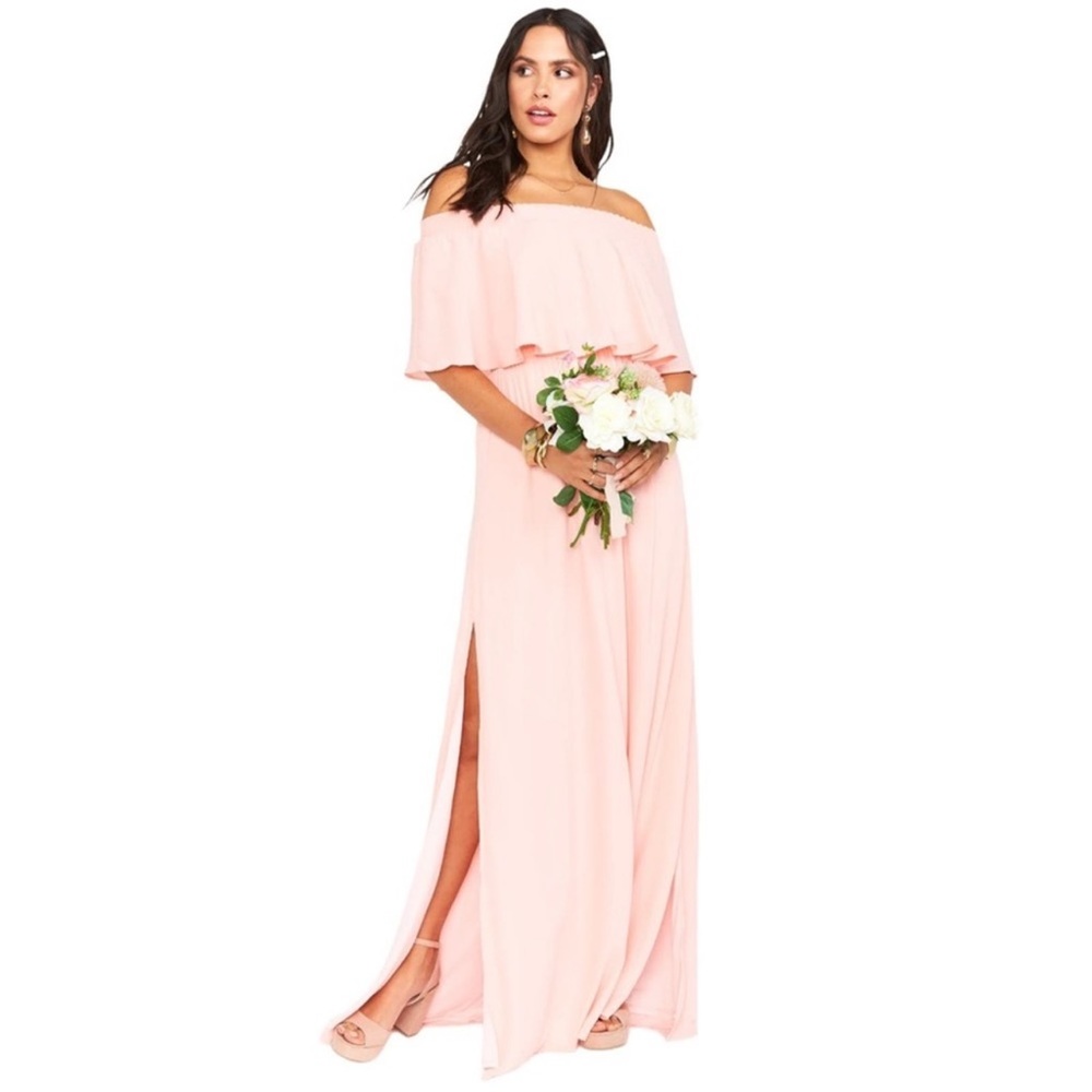 show me your mumu hacienda off shoulder dress